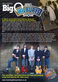 Paul Hopkins Roy Orbison and the Traveling Wilburys Experience 